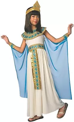 Morph Girls Blue Cleopatra Costume Kids Egyptian Princess Dress Queen Of The Nil • $81.33