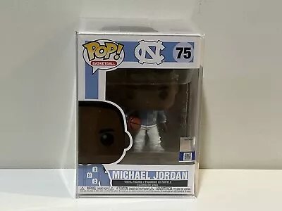 MICHAEL JORDAN North Carolina #75 Funko POP! Figurine Blue Jersey New In Box • $29.95