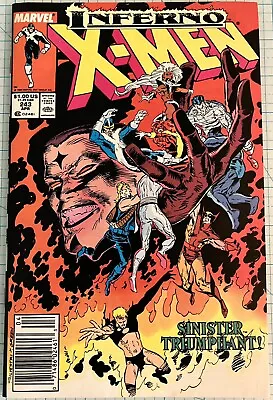 Uncanny X-Men #243 High Grade NM Newsstand Mark Silvestri Cover 1989 Marvel • $19.99