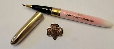 Vintage Girl Scout 1950s 1960s Metal Membership Pin And Pen Good  Condition • $24.24