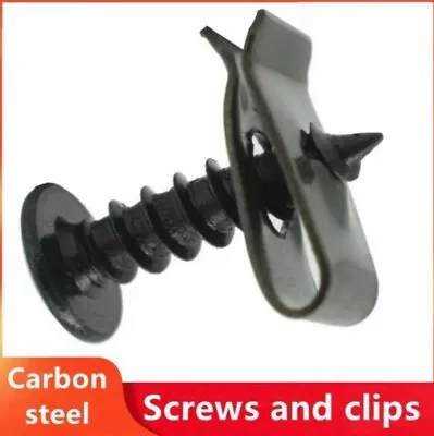 £4.95 • Buy Speed Fastener Self Tapping Screws Panel U Clips 10 Pieces M5 X 20mm