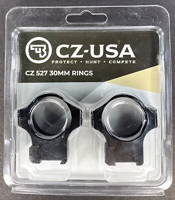 NEW CZ 40089 Aluminum Scope Rings For CZ527 W/ 16mm Dovetail 30mm Tube • $59.99
