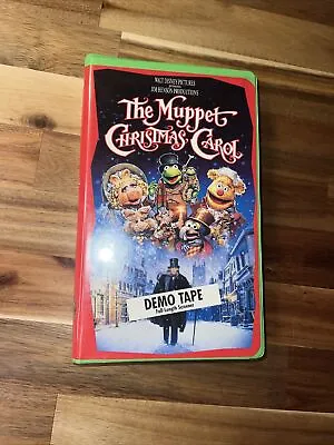 The Muppets Christmas Carol VHS DEMO SCREENER Video Tape Cassette 1993 Disney • $24.50