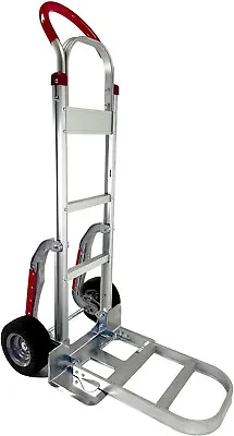Insight Products Aluminum Folding Nose Hand Truck 500 Lb  8in No Flat Wheels • $199.99