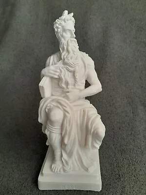 Vintage Italian Michelangelo's Horns Of Moses Alabaster Sculpture Art Piece • $30