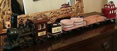 Vtg Railroad Steam Locomotive Train Model DENVER RIO GRANDE Engine • $69.95