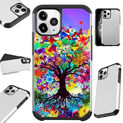 Fusion Case For IPhone 12/Mini/Pro Max Phone Cover TRIPPY TREE • $13.50