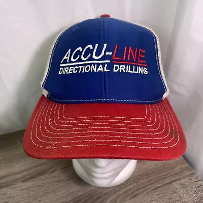 Accu-Line Directional Drilling Trucker Hat Richardson Snapback USA • $7.75