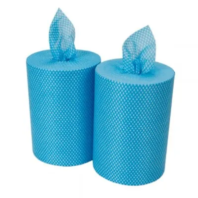 £19.95 • Buy Envirolite 400 Sheets Lightweight Cleaning Cloths Rolls - Blue (2 Boxes)