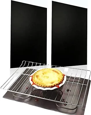 Oven Liners For Bottom Of Oven-Extra Thick Oven Liners For Fan Assisted Ovens... • £11.47