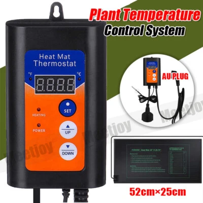 $39.99 • Buy Thermostat Controller Seedling Heat Mat Heating Pad Plant Seed Start 52x25cm