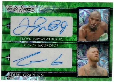 Conor Mcgregor * Floyd 2024 Leaf Multigraphics Dual Auto Kaleidoscope Green 2/2 • $199.99