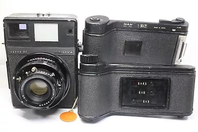 Mamiya Press Super 23 Film Camera Sekor 100mm F/3.5 Lens 6x9 Film Back X2 • $206