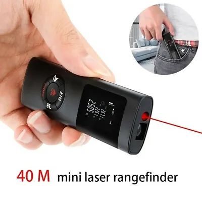 40m Super Mini Digital LCD Laser Distance Meter Range Finder Measuring Tapes • $21.93