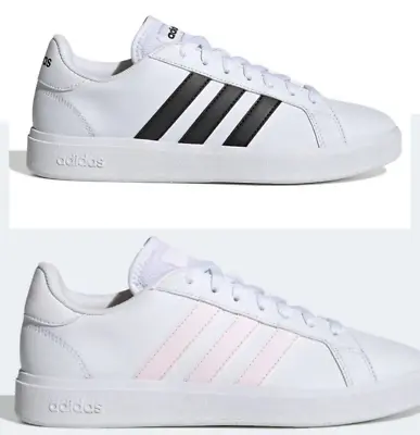 NEW Ladies Adidas Grand Court Shoes Lace Up Sneakers Casual Street Wear • $47.99