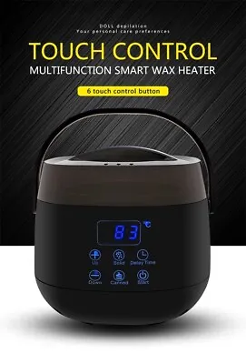 Touch Digital Intelligent Wax Heater Warmer Pot Hair Removal Hot Wax Bean LCD • $29.99