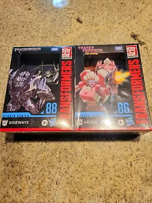 Transformers Studio Series Sealed Sideways 88 Arcee 86 Combo Pack RARE Figures • $30