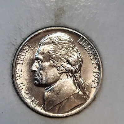 1943 D Denver Mint Silver Jefferson War Nickel • $8.95