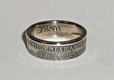  Sealed  Coin Ring Made From MEXICAN PESO In Size 7-14 And Half Sizes • $19.99