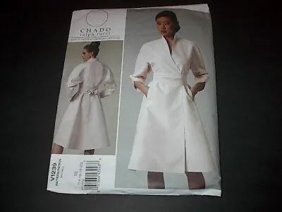 Vogue Pattern 1239 Chado Ralph Rucci Designer Swan-Neck Dress W/Belt  14~20  Unc • $14.75