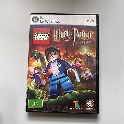 LEGO Harry Potter Years 5-7 PC Dvd Windows Game Vgc Free Postage • $15.95