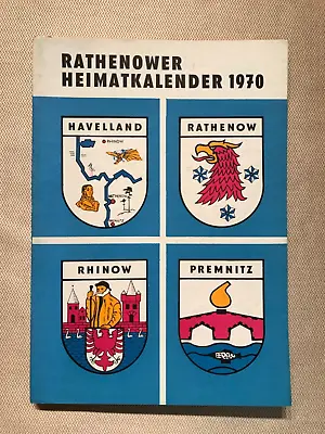 £7.97 • Buy Rathenow, Rathenower Home Calendar 1970, Illustrated, Listings, Home History