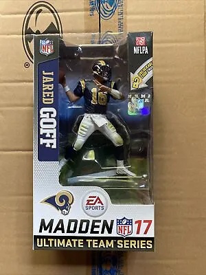 NFL Jared Goff McFarlane Madden 17 Ultimate Team 3 Rams Lions Figure • $29.99