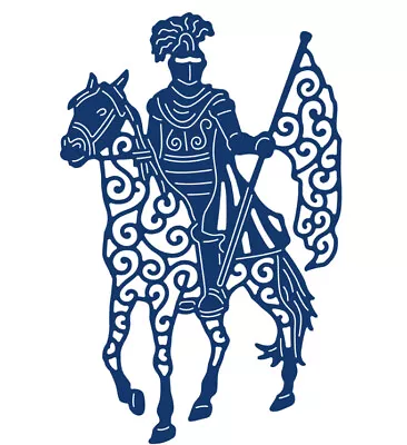 $11.25 • Buy Tattered Lace Die ~ Knight ~ D1047 ~ Spellbinders Compatible ~ Horse Flag