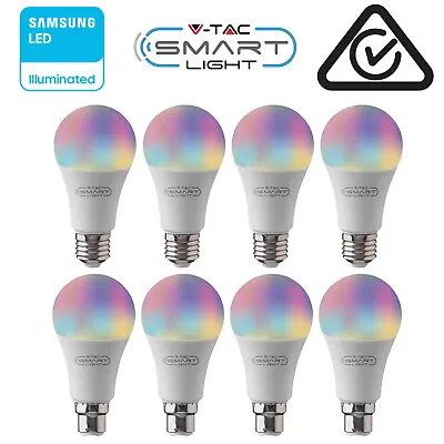 Samsung LED Illuminated RGB Smart Light Bulbs B22/E27 WIFI Alexa Google Home • $48.88