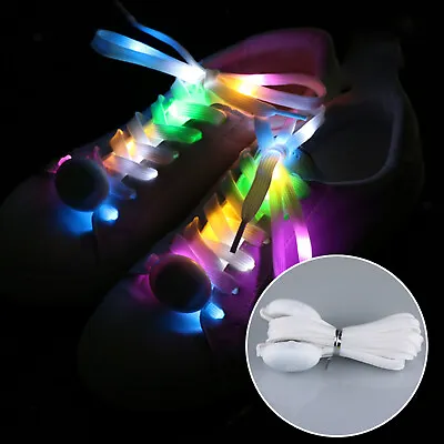 £5.75 • Buy 1 Pair LED Shoe With 3 Modes Sneakers Shoe Strings For