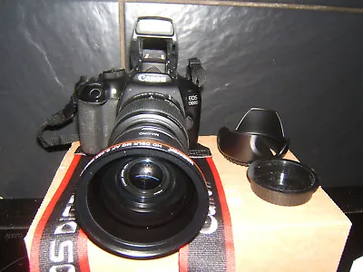 Canon EOS 1300D 18.0MP Digital SLR Camera - With THREE LENSES • £259