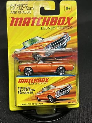 Matchbox Lesney Edition - Orange '71 Chevelle SS Convertible  - 2011  • $16.08