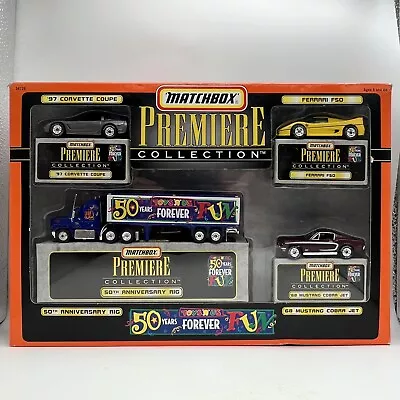 Matchbox Premiere Collection Gift Set Toys R Us 50 Year Corvette Ferrari Mustang • $10.50