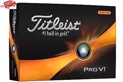 NEW Titleist 2023 Pro V1 High Number Golf Balls- White • $45.20