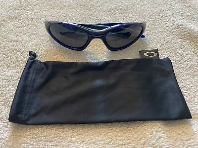 Oakley Minute Crystal Blue With Shooting Star - Black Iridium - NEAR MINT • $199.99