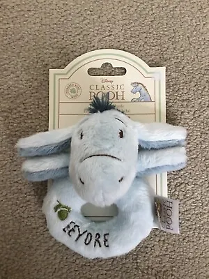 £9 • Buy Disney Winnie The Pooh Eeyore Baby Rattle Toy Comforter