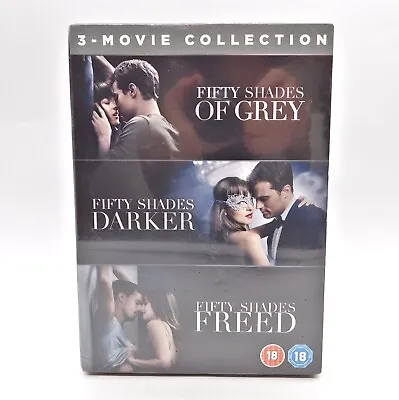 Fifty Shades 3 Movie Collection DVD 50 Shades Of Grey/Freed/Darker Brand New • £9.99