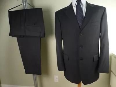 HUGO BOSS Suit 42R W36 Excellent Condition Angelico Lucca Gray • $199.88
