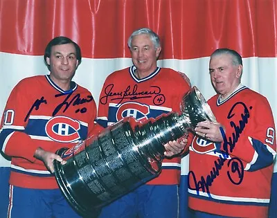 Richard Beliveau Lafleur Montreal Canadiens Autographed 8x10 Photo W/COA • $349.99