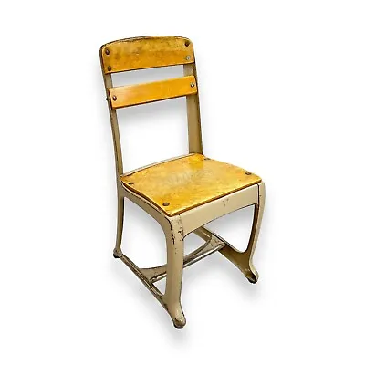 Vintage School Room Chair Envoy D Patent 126710-13 Industrial Style • $49.99