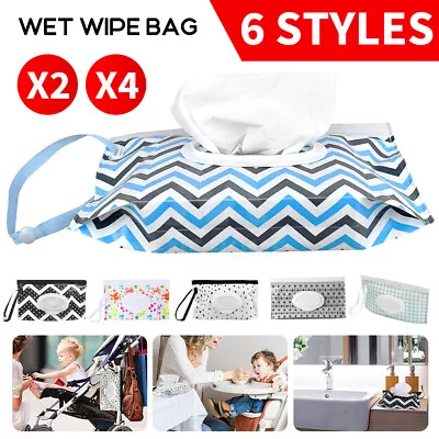Dispenser Travel Wet Wipe Bag Pouch Baby Care Portable Tissue Case Holder Box • $8.85