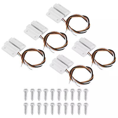 5 Sets Magnetic Reed Switch NC NO Magnetic Contact Switch For Door Window • $21.92