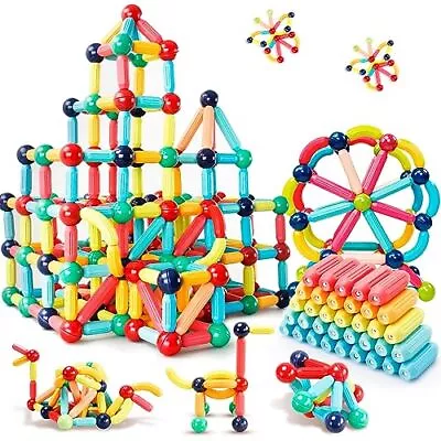 Magnetic Building Blocks STEM Educational Toy For Kids Montessori Learning St... • $21.99