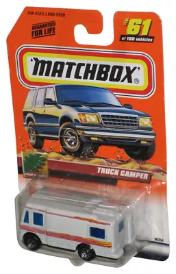 Matchbox Great Outdoors (1999) White Toy Truck Camper #61/100 • $12.98