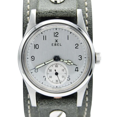 £695 • Buy 1940 Ebel Vintage British Militry ATP 32mm Steel Wristwatch Fully Restored