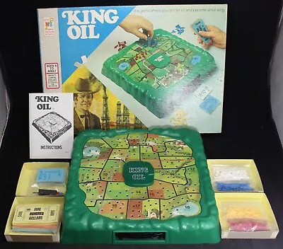 1974 King Oil Board Game By Milton Bradley - Near Complete - Vintage • £77.09