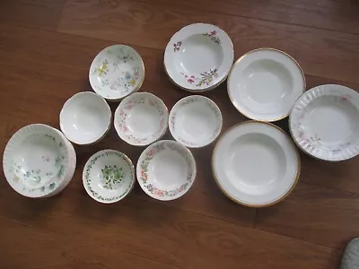 Fine Selection Mismatch China Soup/cereal 6.5  Bowls Sold Individually At £2.00  • £2