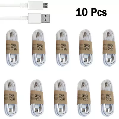 10 Pack Micro USB Charger Cable Charging Cord For Samsung Android HTC Moto LG US • $7.95