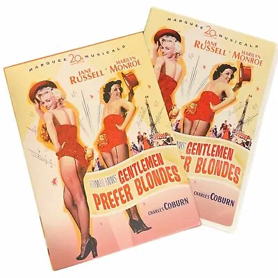 Gentlemen Prefer Blondes (DVD 2006) Marilyn Monroe Jane Russell SLIPCOVER • $8.07