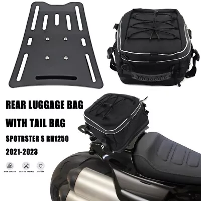 Luggage Fender Rack &Rear Tail Bag For Harley Spotrster S 1250 RH1250S 2021-2023 • $270.70